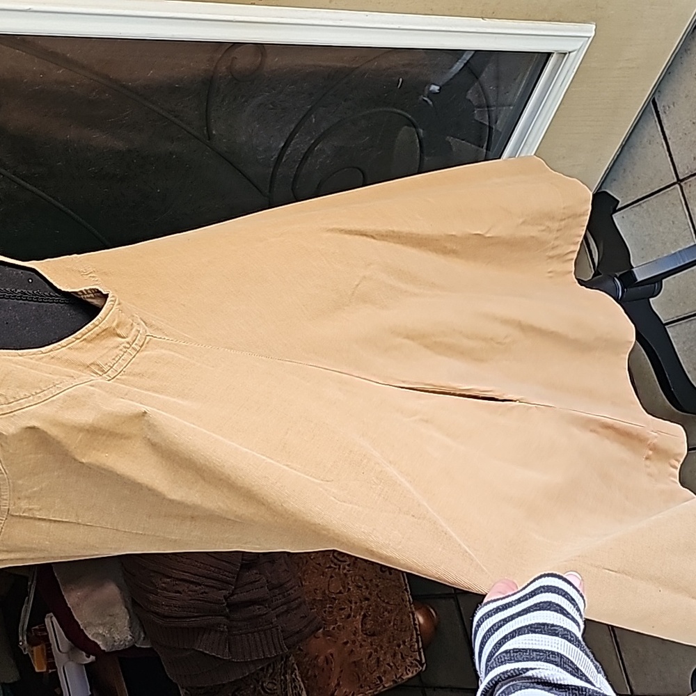 Old Navy Tan Trapeze Dress Size L - Picture 4 of 10